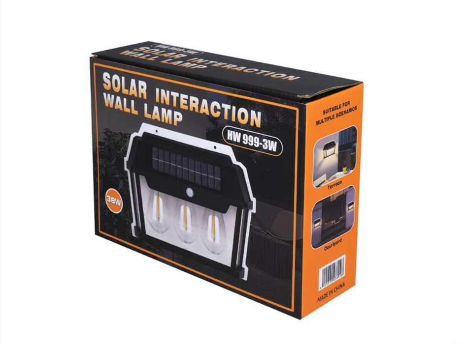 WATER PROOF SOLAR INTERACTION WALL LAMP LED HW999 3W