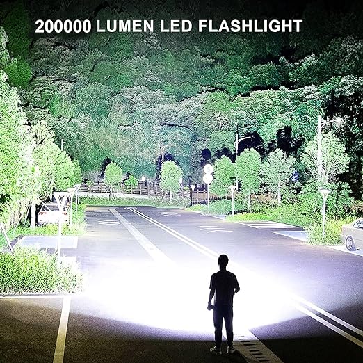  Super Bright P90 LED Rechargeable Tactical Laser Flashlight