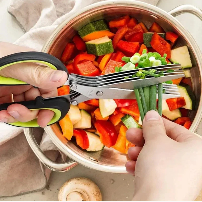 STAINLESS STEEL KITCHEN CHOPPED SCISSORS