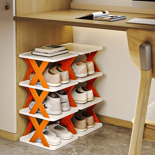 multi-layer foldable shoe rack