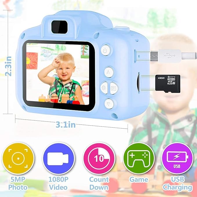 Kid's Digital Dual Screen Video Camcorder