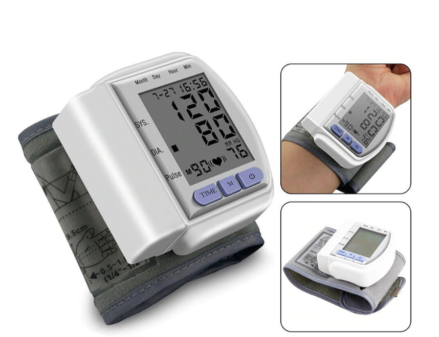 Automatic Wrist Blood Pressure Monitor | Cuff Blood Pressure Machine
