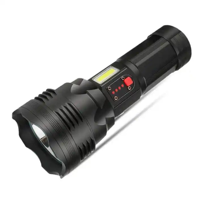 Aluminum Alloy Flashlight with Power Bank Charging