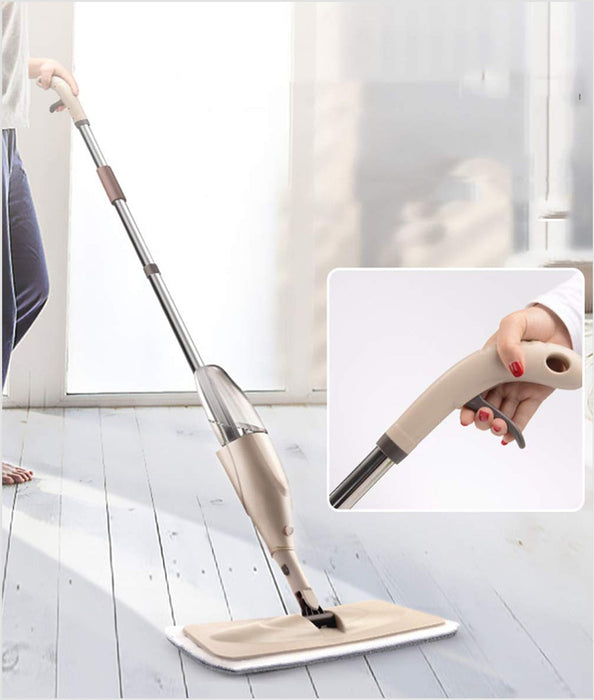 360 Rotating Water Spray Mop For Floor Cleaning Wet And Dry Spray Mop Cleaner For Home 350ml Tank Mop